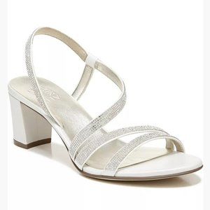 NEW Naturalizer Vanessa2 Vanessa 2 Jewel Rhinestone Formal Block Heel Sandal 10W